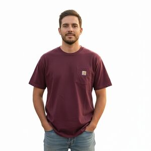 Carhartt T-Shirt Men's Maroon